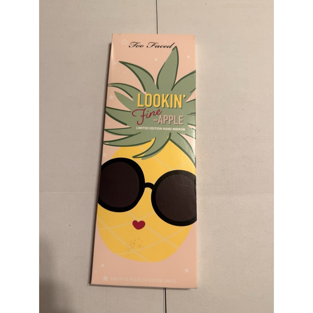 Too Faced Tutti Frutti Pineapple Hand Mirror Lookin' Fine-Apple New in Box